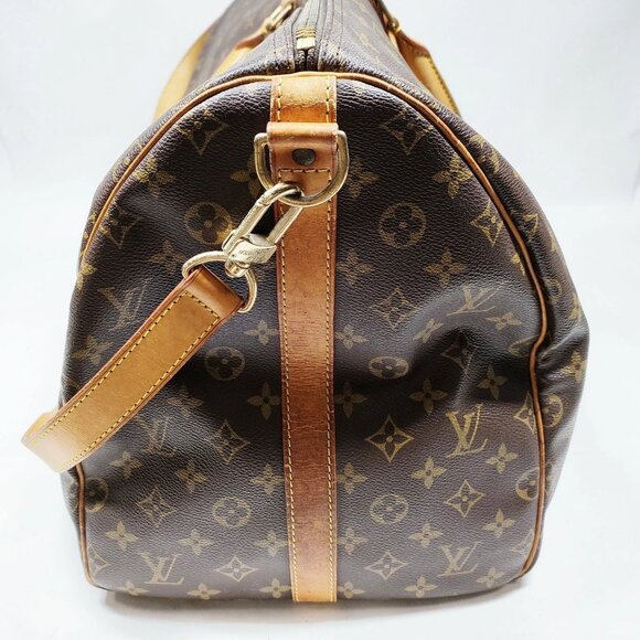 Authentic Louis Vuitton Keepall Bandouliere 55 Monogram Bag LCMON585-120425 - Picture 3 of 9